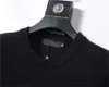 Designer trui man voor vrouw gebreide kraai nek dames modebrief zwarte kleren met lange mouwen pullover extra grote blauwe top m-3xl a1