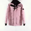 Piumino da donna da uomo Designer Giacche Cappotti Capispalla invernale Grande pelliccia con cappuccio Fourrure Manteau Downs Giacca Hiver K