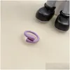 Cluster-Ringe Koreanischer Öffnungsring Farbf Aroon für Frauen Geometrische Runde Mädchen Temperament Vielseitiger Schmuck Geschenke Drop Lieferung Dh3Dq