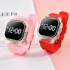 Wristwatches 2021 Women Mens Silicone Sport Watch For Kids Couple LED Electronic Digital Clock Hodinky Relogio220g