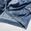 Men's Jackets Harajuku Korean CAVEMPT Men Women Heavy Washed Blue Denim Fashion Coat High Quality Clothes 9xl