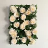 Декоративные цветы 40x60 см, искусственные цветочные панели, украшение на день рождения, шелковая роза, настенная гортензия, свадебный рождественский декор