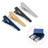 Tie Clips 4Pcs Lavalier Mens Pin Sier Gold Black Blue Drop Delivery Jewelry Cufflinks Clasps Tacks Dhw9L