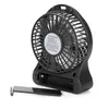 USB -prylar Portable Mini Fan LED Light Air Cooler Small Desk Battery för PC Laptop Cooling Ventilador USB9235670 Drop Leverans Comp DHMNO