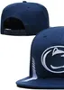 2023 Tous les fans de l'équipe USA College Baseball Chapeau de Troie réglable sur le mélange de terrain Taille de commande Fermée Flat Bill Base Ball Snapback Caps Bone Chapeau