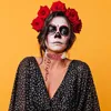 Naszyjnik Zestaw Halloween wielowarstwowy choker kroplowy krwią perłowe wampiry bransoletka biżuteria moda gotycka akcesoria