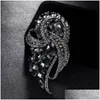 Pins Broschen Mode Strass Brosche Brautschmuck Für Frauen Geschenke Marke Vintage Hijab Zubehör Drop Lieferung Dhtak