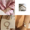 Bracelets de charme Sier épais chaîne bracelet été nouvelle tendance punk vintage doux amour coeur gland fête bijoux cadeaux drop livraison dhjpc