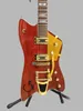 hot 6199TW Billy Bo Jupiter Fire Special Red Chitarra elettrica Gold B700 Tremolo Bridge può essere personalizzato