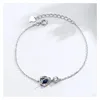 Charm Armbänder Sier Kristall Planet Armband Armreif für Frauen Schmuck Party Pseras Mujer Drop Lieferung DHSYX