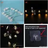 Cordes LED Mignon Chaîne Lumières Ancre Ledlight Intérieur Enfant Chambre Guirlande Rideau Fenêtre Décoration Fête Vacances À La Mode Guirnalda Dro Dhaai