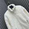 Women's Jackets 2023 Autumn And Winter Hooded Lamb Wool Coat Custom Imported Material Warm Light