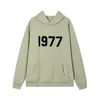 Autumn and Winter Tide Brand Ess New Men's Hoodie Classic 1977 Long Sleeve Thick Hoodie Woman