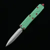 DQF US Italian Style MT BH 85 Coltello Autodifesa Tattico D2 Lama 6061-T6 Manico in alluminio EDC Coltelli da tasca da combattimento per campeggio all'aperto