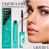 Andra hälsoskönhetsartiklar trivs kausemetiker Mascara Liquid Lash Extensions 2 Färger Rich Black 0.38oz/10.7G Drop Delivery Dhkaa