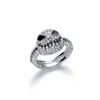 Harong Der Albtraum vor Weihnachten Ring Sally Jack Emaille Punk Schmuck Party Liebe Paar Kristall Geist Ringe Frauen Geschenk Cluster298Q