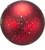 GG0839 Ornament, rood, 6 stuks, Kerstmis