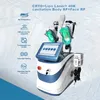 Design de mode Bureau Graisse du ventre Enlever le corps Minceur Cryo Machine Liposuccion Cavitation RF Lissage de la peau Lymphatique Detox 7 en 1 Appareil