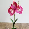 Simulazione di fiori decorativi Fantasia quattro farfalle Orchidea Pianta carnosa Bonsai Accessori per la disposizione dei fiori