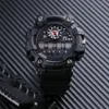 Skmei Fashion Cool Quartz Horloge Mannen 2 Tijd Waterdicht Schokbestendig Horloges Heren Pu Lederen Sport Klok voor Mannen 1557 Q0524261Q