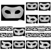 Party Masks Ding Board Solid White DIY Zorro Paper Mask Mask Mash For Schools Celebration Halloween Masquerade Drop Deliv Dhvi9