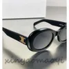 2023ss Sunglasses Retro cat's eye sunglasses for women CE's Arc de Triomphe oval French high street