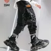 Männer Hosen Hip Hop Mode Schwarz Harem Streetwear Sport Jogger Techwear Kpop Koreanische Stil Kleidung Männer Harajuku Lose Trouse236B