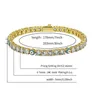 Bracelets de charme Bracelet de tennis mauvais œil Hip Hop pour femmes perles de pierre bleue bijoux pour hommes 7403094 livraison directe bijoux Dhztg