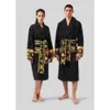 Designer Luxury versages Sleepwear Classic Cotton Men Women Long Bathrobe Letter Print Couples Sleeprobe Nightgown Warm Unisex Pajamas