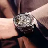 Orologi di marca intagliati Orologi da uomo completamente automatici Hollowed Seagull Orologi meccanici di lusso OROLOGIO DA UOMO Reloj Hombre 220209220T