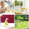 Garden Decorations Banana Duck Creative Dectures Scptures Yard Vintage Gardening Art Knäckande Peeled Home Statyes Crafts Drop Delivery DHW76