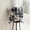 Pillow Tie-dye Tuscan Faux Fur Back For Bed Chair High Quality Soft Fluffy Throw Plush Sofa S Pillows