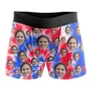 Boxers de rosto personalizados com nome, presente de casamento personalizado para noivo, boxer com rosto, presente de aniversário popular, presente de aniversário de namorado