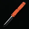 MT Version Orange Knives Black D2 Steel Blade 6061-T6 Aviation Aluminiumlegering Handtagning Camping Överlevnad Utomhus EDC Hunt Tactical Tool Dinner Pocket Knife Knife