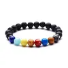 Bracelet en pierre naturelle perlée hommes et femmes diffuseur d'huile essentielle parfum durable Yoga poignet bijoux livraison directe Bracele Dhgarden Dhwbs