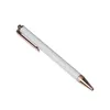 Point Pens Wholesale Sublimation فارغة نقل الحرارة النقل أبيض من سبيكة الزنك مادة مخصصة للمدرسة المخصصة لمستلزمات مدرسة Z11 Drop Deli DHCK6