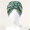 Visors Beanie Cap Twisted High Elasticity Headscarf Bohemian Women African Knot Head Wrap Drop Delivery Fashion Accessories Hats Scarv Dhx5D