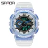 Relojes de lujo Reloj de cuarzo para hombre Reloj de pulsera digital LED g Reloj deportivo militar resistente al agua para hombres Relogio masculino G12811