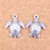 33 pièces Antique argent Bronze plaqué tortue tortue de mer pendentif à breloques collier à faire soi-même Bracelet résultats de Bracelet 26 23mm202T