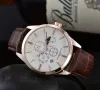 Vach New Yupoo Watch Mens Quartzwatch 운동 방수 고품질 손목 시계 시간 핸드 디스플레이 간단한 고급 인기있는 시계 가죽 스트랩 디자이너 시계