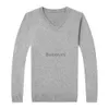 女性用セーター2023高品質の新しいファッションブランドウールニットプルオーバーvネックセーターブラック男性用カジュアルジャンパーオートゥムウィンターメンズ