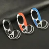 Sleutelhangers Autosleutelhanger Creatieve Sleutelhouder Sleutelhanger Mannen Keten Camping Klimmen Metalen Ring Styling Auto-accessoires Cadeau