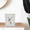 Cadres petite fleur strass Po cadre cadeau photo cristal cadeaux ornement chambre métal décoratif vintage mariage
