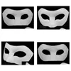 Party Masks Ding Board Solid White DIY Zorro Paper Mask Blank Match for Schools Graduation Celebration Halloween Masquerade Drop Deliv DHVI9