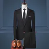 Nya män plus storlek 5xl Slim Casual Blazer Pants Men Suits For Business Office Formal Party Wedding 2 Pieces Men Blazer Set 201105260z