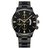 Armbanduhren Luxus Mode Männer Stahl Uhr Kalender Quarz Armbanduhr Kette Armband Business Uhren Mann Uhr Für Relogio Masculino