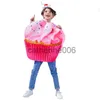 Occasioni speciali Costume da coriandoli per cupcake per bambini Ragazze Zucchero Dolce Torta rosa Vestire Costume di Halloween per bambini Vestito di carnevale x1004