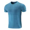 Designer Lulus Lululemens Hommes T-shirt Original Manches courtes Sportswear Séchage rapide Vêtements de course Entraînement pour hommes Fitness 2024 Haut d'été Respirant et décontracté