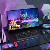 17.3 Polegada 2k 144hz touchscreen monitor portátil 2560x1440p 1ms freesync jogo ips tela para computador portátil xbox ps4/5 switch