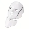 Máscara facial LED de 7 cores para rejuvenescimento e manutenção da pele - acalme e ilumine sua pele com terapia de fótons